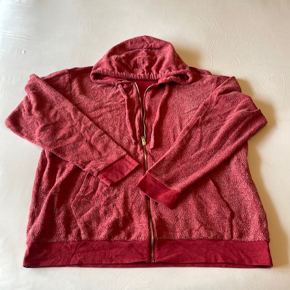 Soft Serve red Zip-up hoodie 3XL